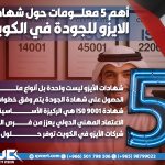 أهم 5 معلومات حول شهادات الايزو للجودة في الكويت